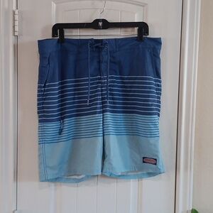 Vineyard Vines Navy and Light Blue Board Shorts